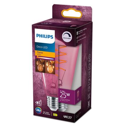 LED prigušiva sijalica DECO Philips ST64 E27/4,5W/230V 1800K