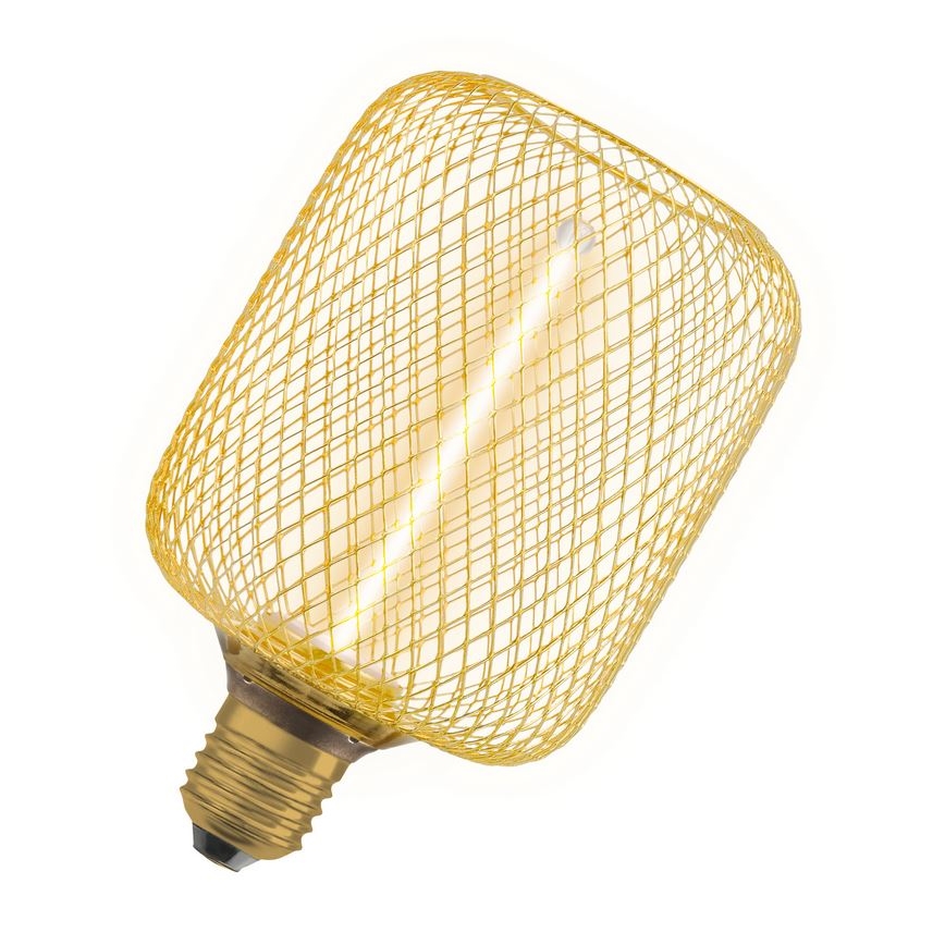 LED Prigušiva sijalica DECOR FILAMENT E27/3,5W/230V 1800K zlatna - Osram