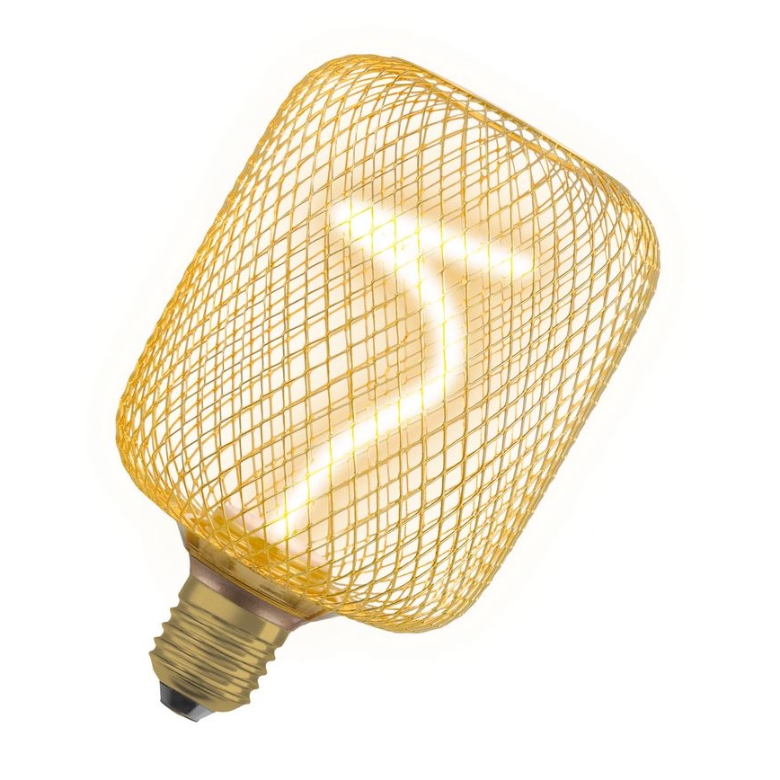 LED Prigušiva sijalica DECOR FILAMENT E27/3,5W/230V 1800K zlatna - Osram