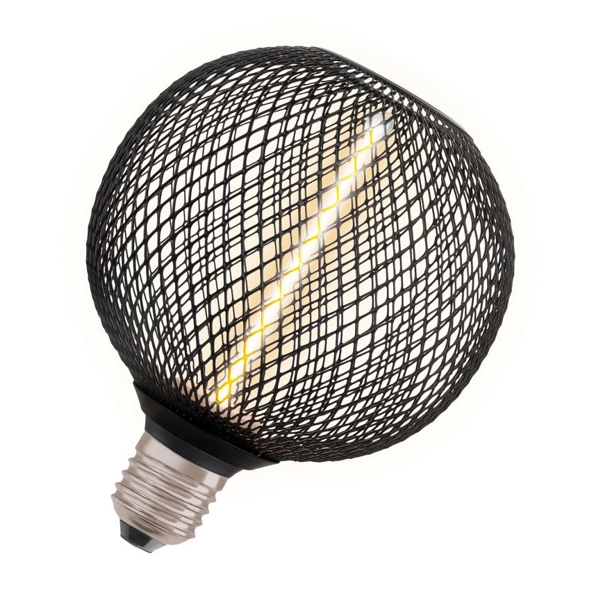 LED Prigušiva sijalica DECOR  FILAMENT G125 E27/3,5W/230V 1800K crno - Osram