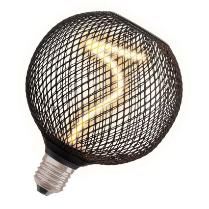 LED Prigušiva sijalica DECOR FILAMENT G125 E27/3,5W/230V 1800K crno - Osram