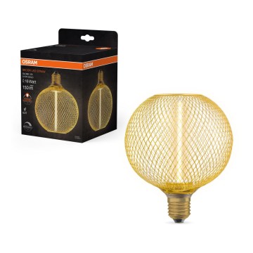 LED Prigušiva sijalica DECOR  FILAMENT G125 E27/3,5W/230V 1800K zlatna - Osram