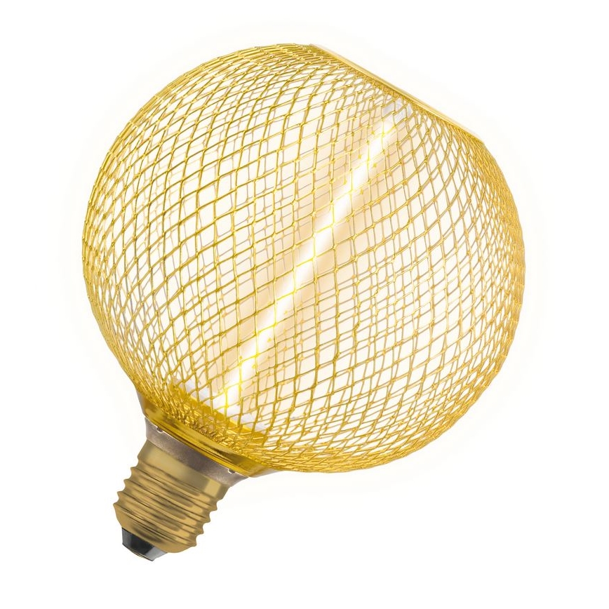 LED Prigušiva sijalica DECOR  FILAMENT G125 E27/3,5W/230V 1800K zlatna - Osram
