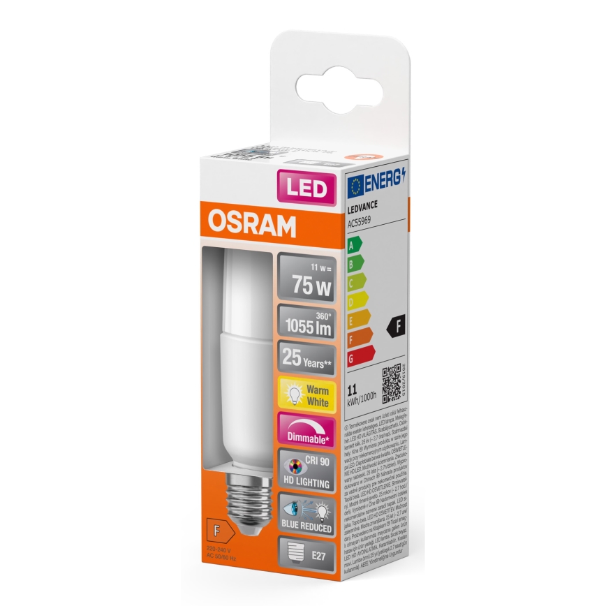 LED Prigušiva sijalica E27/11W/230V 2700K CRI 90 - Osram
