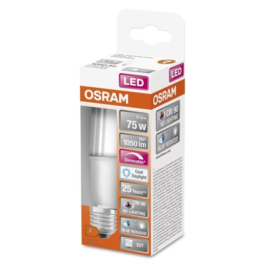 LED Prigušiva sijalica E27/11W/230V 6500K CRI 90 - Osram