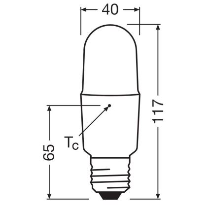 LED Prigušiva sijalica E27/11W/230V 6500K CRI 90 - Osram