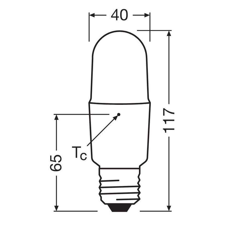 LED Prigušiva sijalica E27/11W/230V 6500K CRI 90 - Osram
