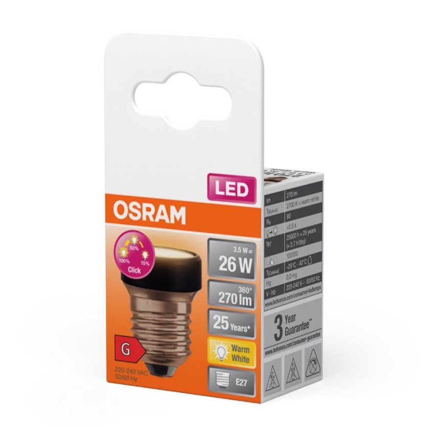 LED prigušiva sijalica E27/3,5W/230V 2700K - Osram