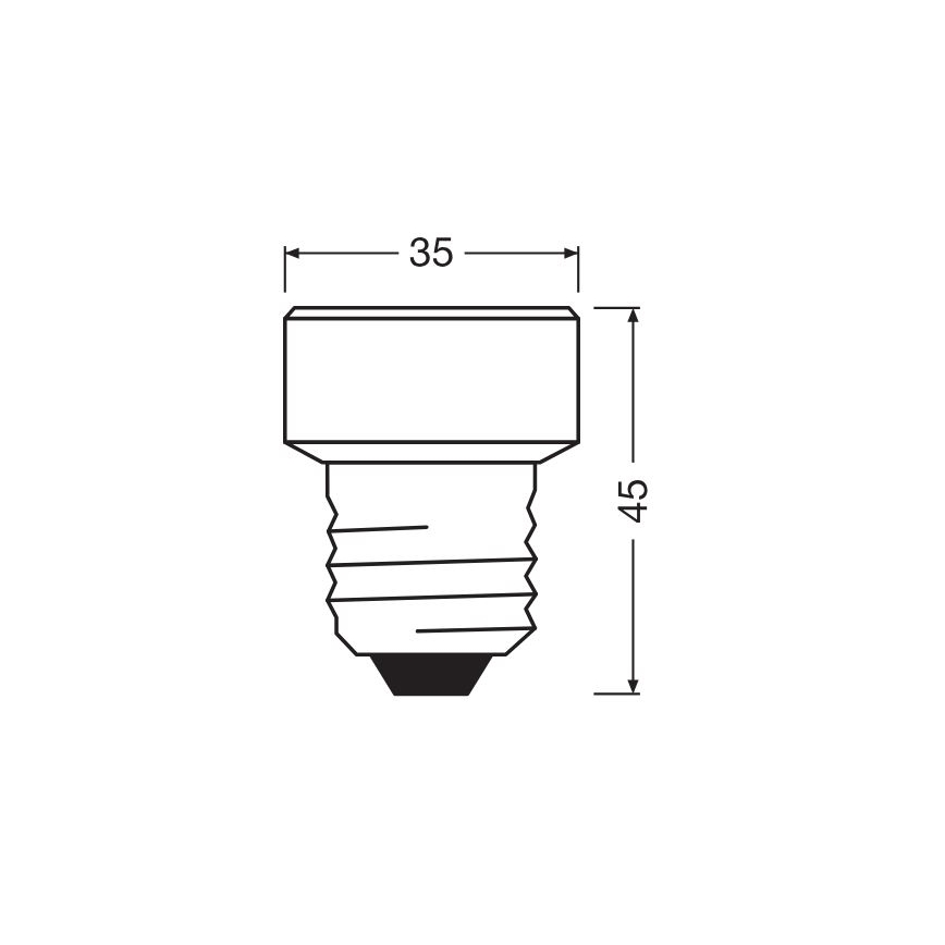 LED Prigušiva sijalica E27/3,5W/230V 4000K - Osram