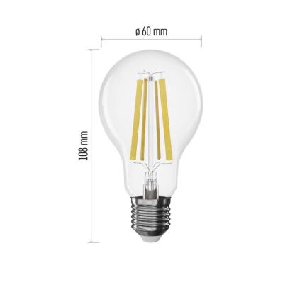 LED Prigušiva sijalica FILAMENT A60 E27/11W/230V 4000K