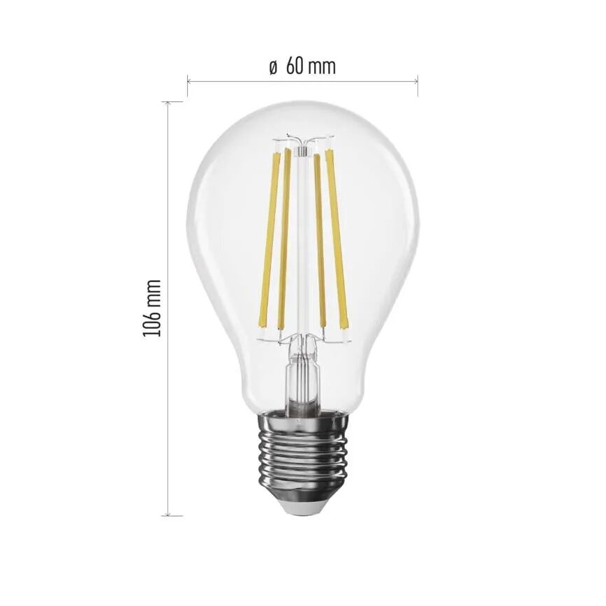 LED Prigušiva sijalica FILAMENT A60 E27/7,5W/230V 4000K