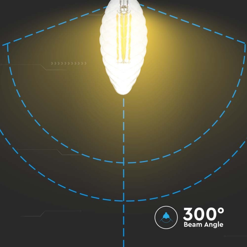 LED Prigušiva sijalica FILAMENT E14/4W/230V 3000K