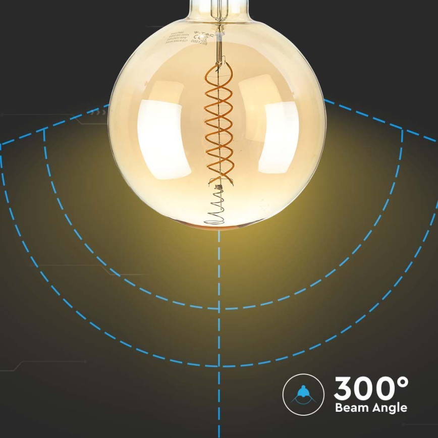 LED Prigušiva sijalica FILAMENT G200 E27/8W/230V 1800K