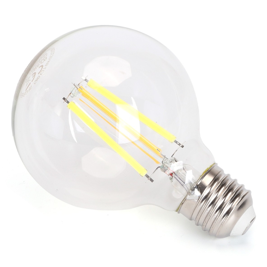 LED Prigušiva sijalica FILAMENT G80 E27/6W/230V 2700-6500K Wi-Fi - Aigostar