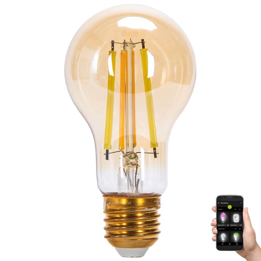 LED Prigušiva sijalica FILAMENT MESH Smart A60 E27/6W/230V 2700-6500K - Aigostar
