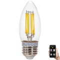 LED Prigušiva sijalica FILAMENT MESH Smart C35 E27/4,5W/230V 2700-6500K - Aigostar