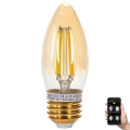LED Prigušiva sijalica FILAMENT MESH Smart C35 E27/4,5W/230V 2700-6500K - Aigostar