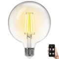 LED Prigušiva sijalica FILAMENT MESH Smart G125 E27/6W/230V 2700-6500K - Aigostar