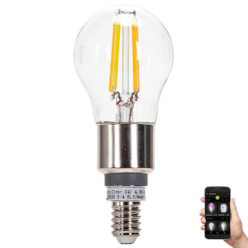LED Prigušiva sijalica FILAMENT MESH Smart G45 E14/4,5W/230V 2700-6500K - Aigostar
