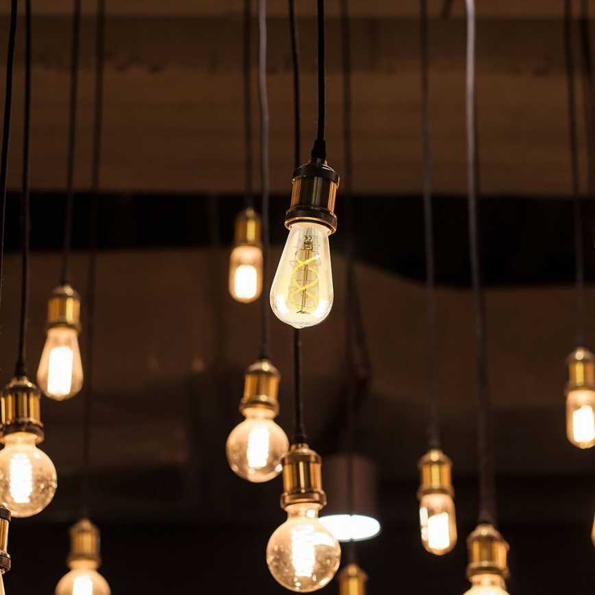 LED Prigušiva sijalica FILAMENT ST64 E27/4,8W/230V 1800K