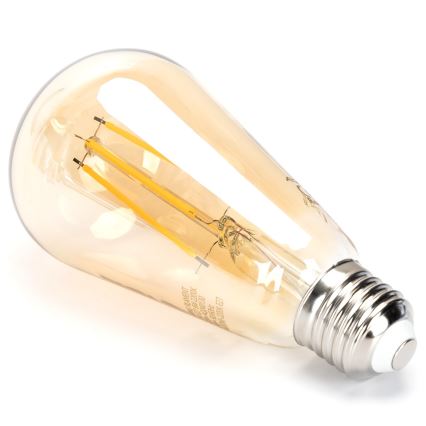 LED Prigušiva sijalica FILAMENT ST64 E27/6W/230V 2200K - Aigostar