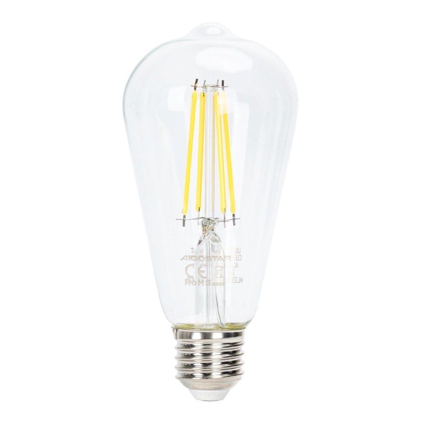 LED Prigušiva sijalica FILAMENT ST64 E27/6W/230V 6500K - Aigostar