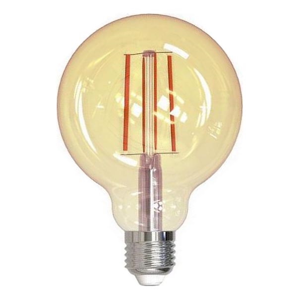 LED Prigušiva sijalica FILAMENT VINTAGE G95 E27/12W/230V 2000K