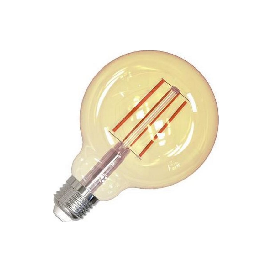 LED Prigušiva sijalica FILAMENT VINTAGE G95 E27/12W/230V 2000K