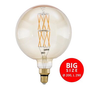 LED Prigušiva sijalica G200 E27/8W/230V 2100K - Eglo 11687