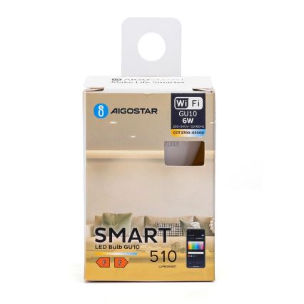 LED Prigušiva sijalica GU10/6W/230V 2700-6500K Wi-Fi - Aigostar
