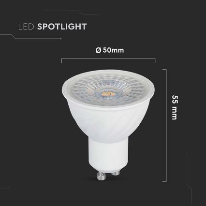 LED Prigušiva sijalica GU10/6W/230V 4000K 110°