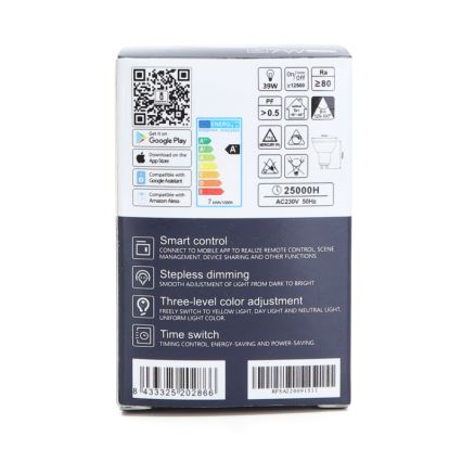 LED Prigušiva sijalica GU10/7W/230V 3000-6500K Wi-Fi - Aigostar