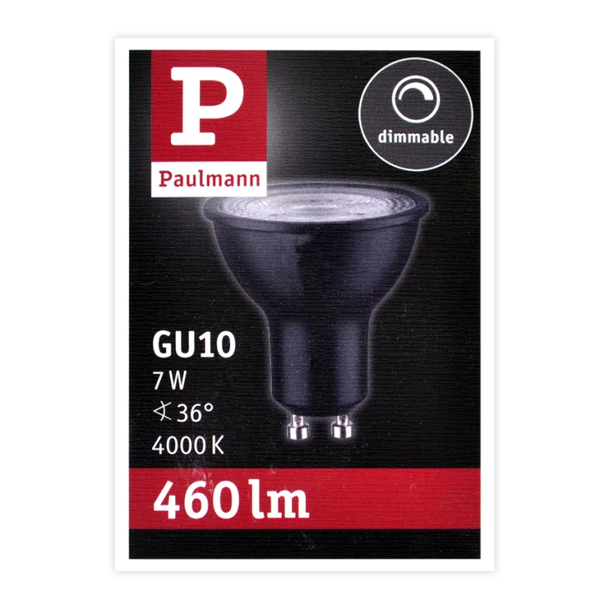 LED Prigušiva sijalica GU10/7W/230V 4000K - Paulmann 28754
