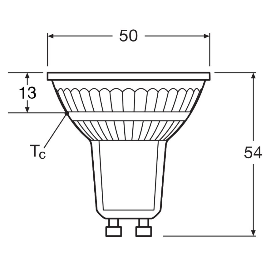 LED Prigušiva sijalica PAR16 GU10/4,7W/230V 4000K 36° CRI 90 - Osram