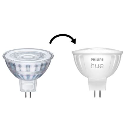 LED Prigušiva sijalica Philips Hue White Ambiance GU5,3/MR16/5,1W/12V 2200-6500K
