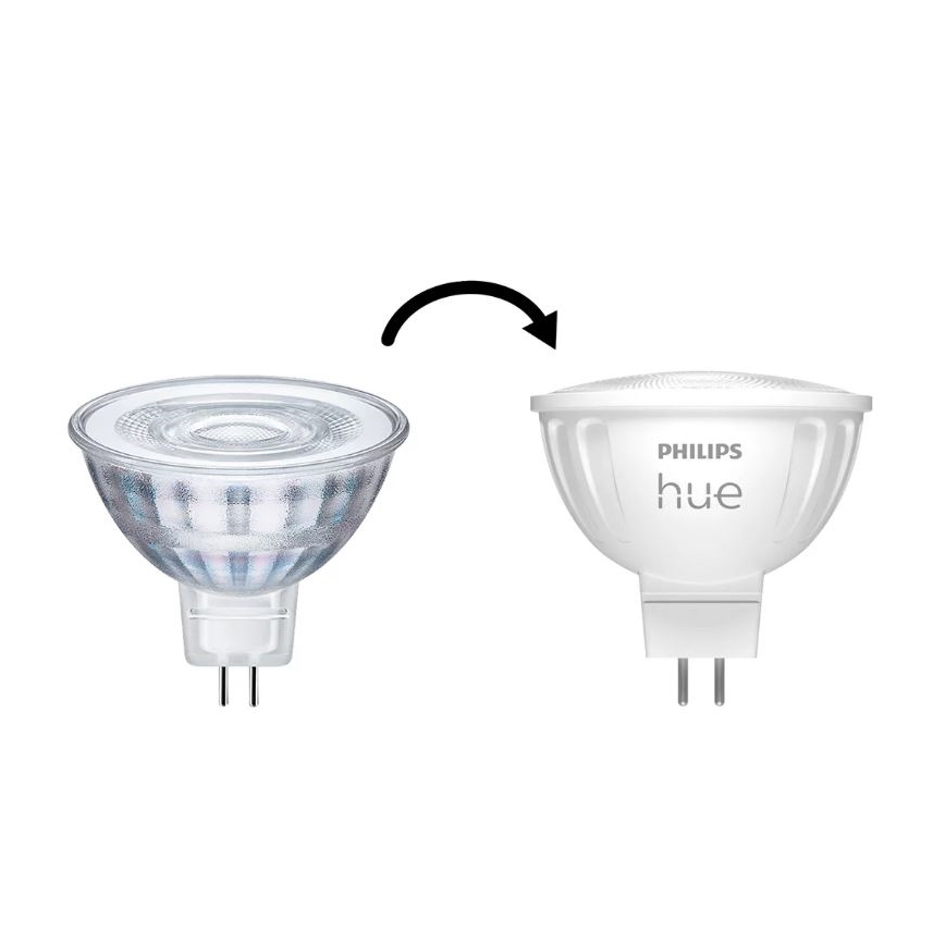 LED Prigušiva sijalica Philips Hue White Ambiance GU5,3/MR16/5,1W/12V 2200-6500K