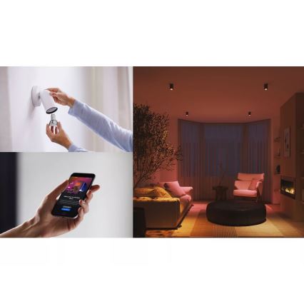 Prigušljiva LED sijalica Philips Hue White And Color Ambiance Essential GU10/4,7W/230V 2200-6500K