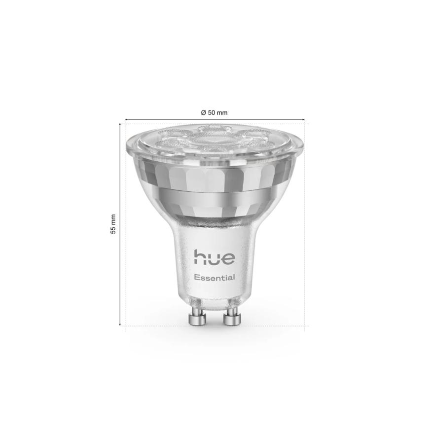 Prigušljiva LED sijalica Philips Hue White And Color Ambiance Essential GU10/4,7W/230V 2200-6500K