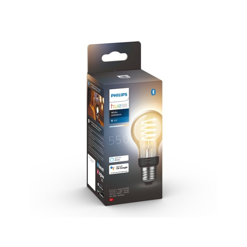 LED prigušiva sijalica Philips Hue WHITE AMBIANCE A60 E27/7W/230V 2200-4500K
