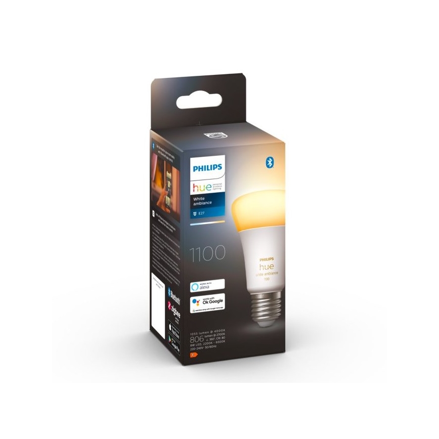 LED prigušiva sijalica Philips Hue WHITE AMBIANCE E27/8W/230V 2200-6500K