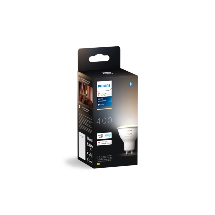 LED Prigušiva sijalica Philips Hue WHITE AMBIANCE GU10/4,2W/230V 2200-6500K