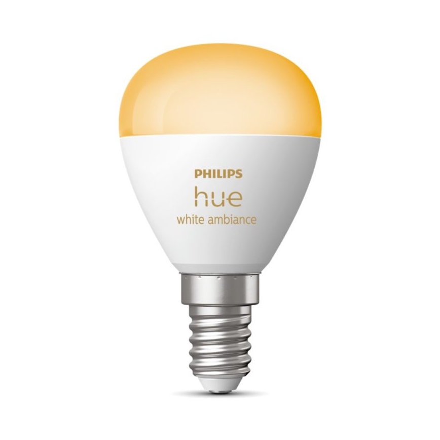 LED Prigušiva sijalica Philips Hue WHITE AMBIANCE P45 E14/5,1W/230V 2200-6500K