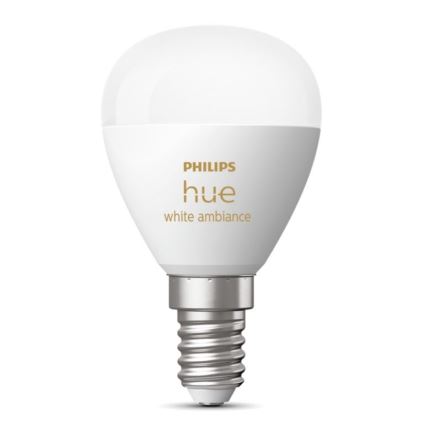 LED Prigušiva sijalica Philips Hue WHITE AMBIANCE P45 E14/5,1W/230V 2200-6500K