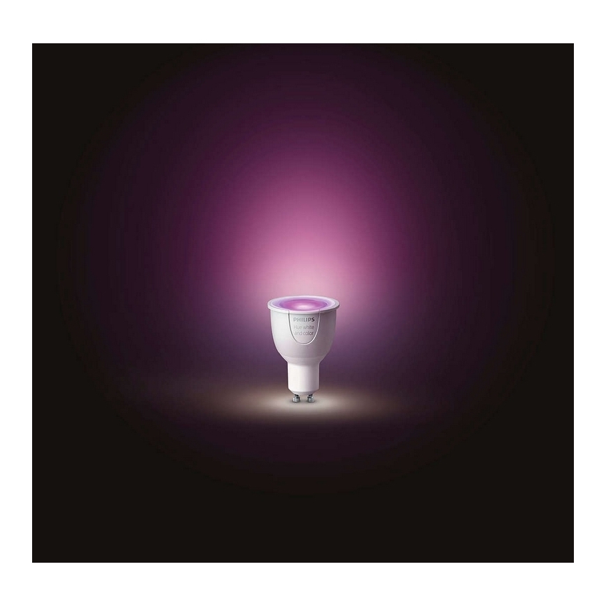 LED Žarulja za prigušivanje Philips HUE WHITE AND COLOR AMBIANCE GU10/5,7W/230V