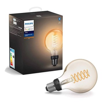 LED Prigušiva sijalica Philips Hue WHITE FILAMENT G93 E27/7,2W/230V 2100K