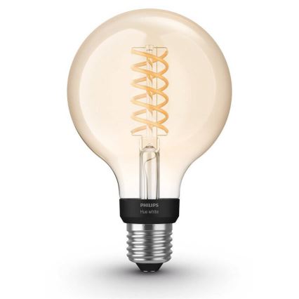 LED Prigušiva sijalica Philips Hue WHITE FILAMENT G93 E27/7,2W/230V 2100K