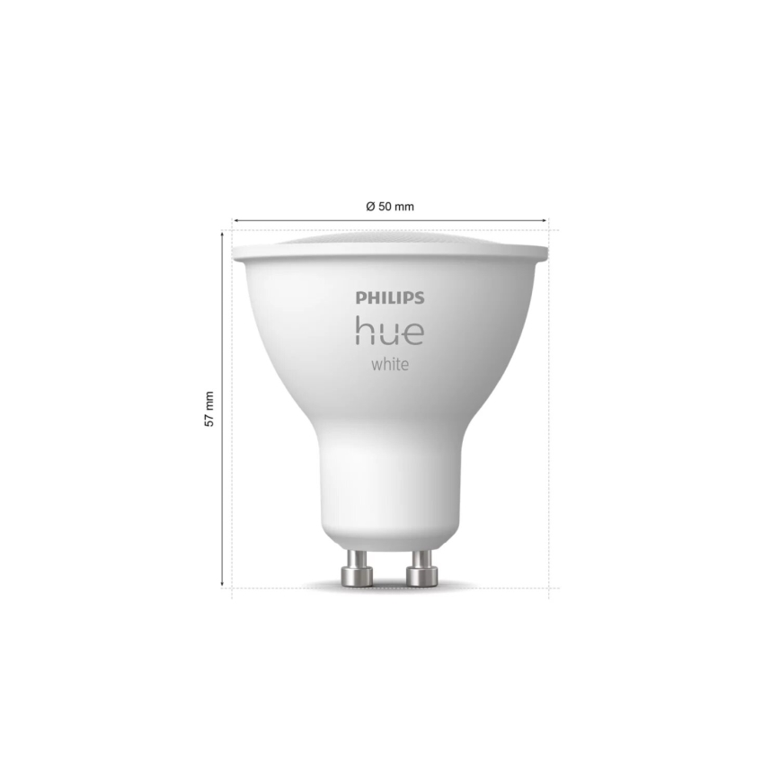 LED Prigušiva sijalica Philips Hue WHITE GU10/4,2W/230V 2700K