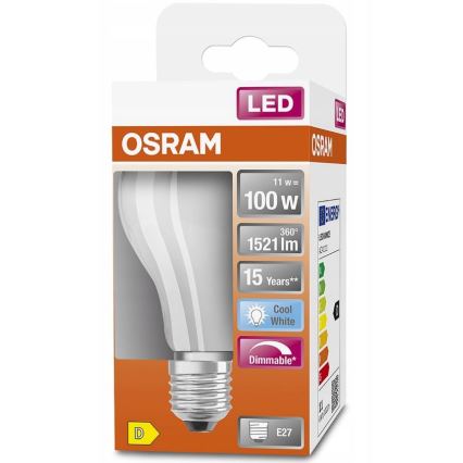 LED Prigušiva sijalica RETROFIT A60 E27/11W/230V 4000K - Osram
