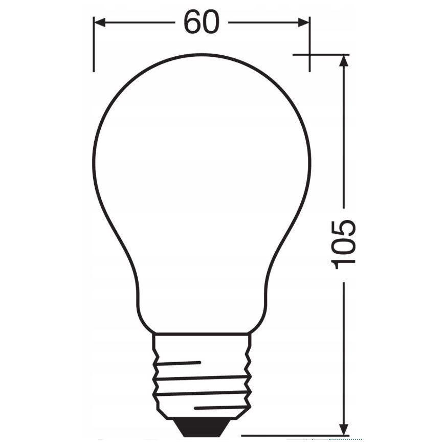 LED Prigušiva sijalica RETROFIT A60 E27/11W/230V 4000K - Osram