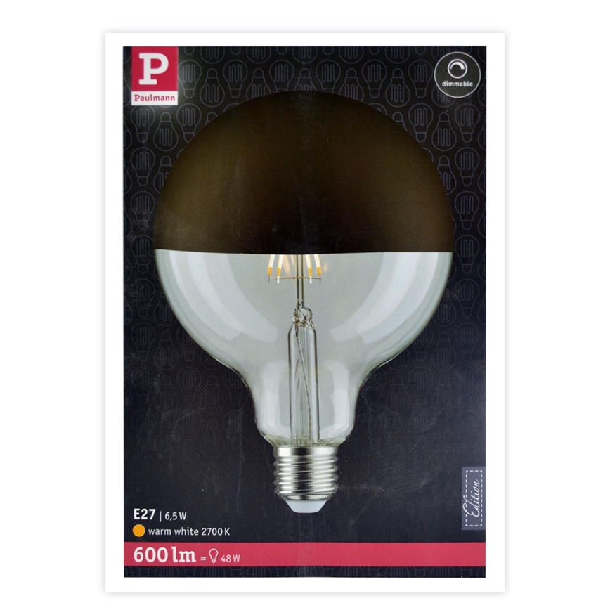 LED Prigušiva sijalica sa ogledalom na vrhu G125 E27/6,5W/230V 2700K - Paulmann 28679